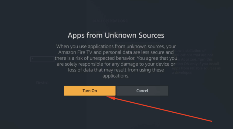 Turn on Apps from Unknown Sources.