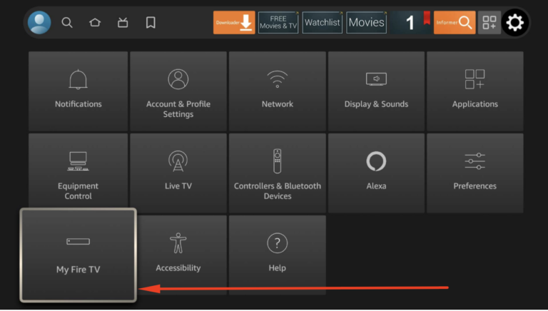 Go to Settings > My Fire TV